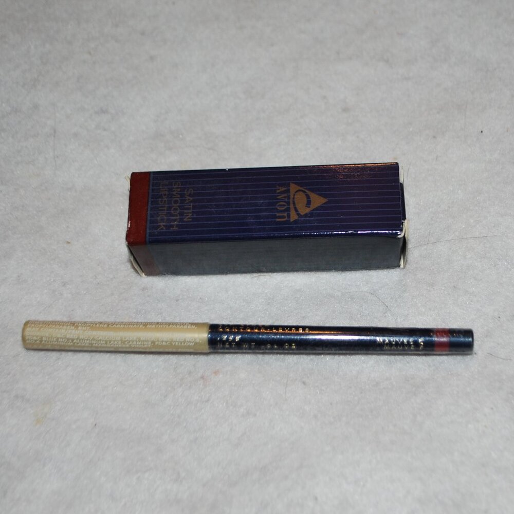Avon Satin Smooth Lipstick & Perfect Wear Lip Line - Picture 2 of 2